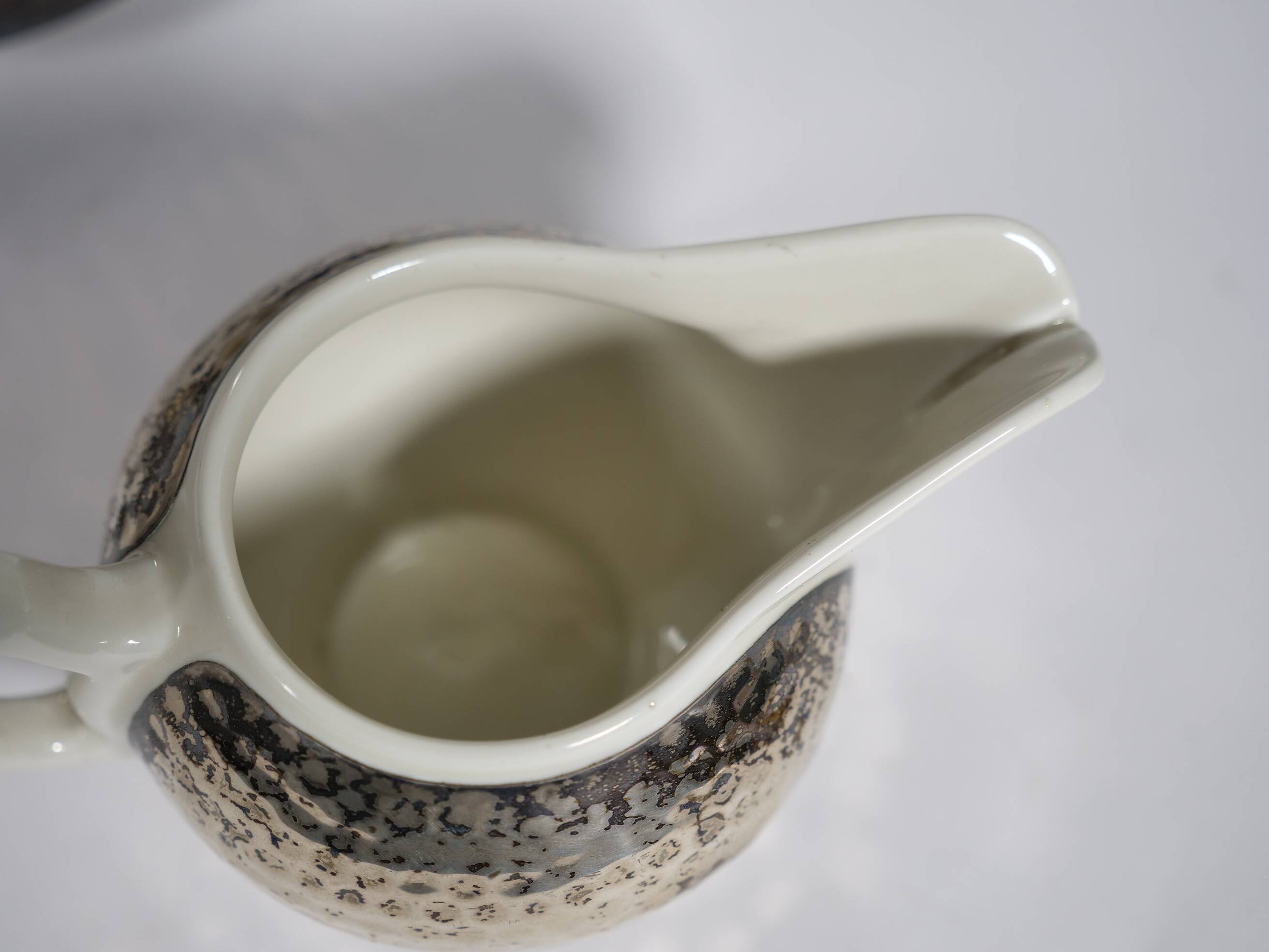 Art Deco Tea Set by Hutschenreuther with WMF Silver Plating, 1930s