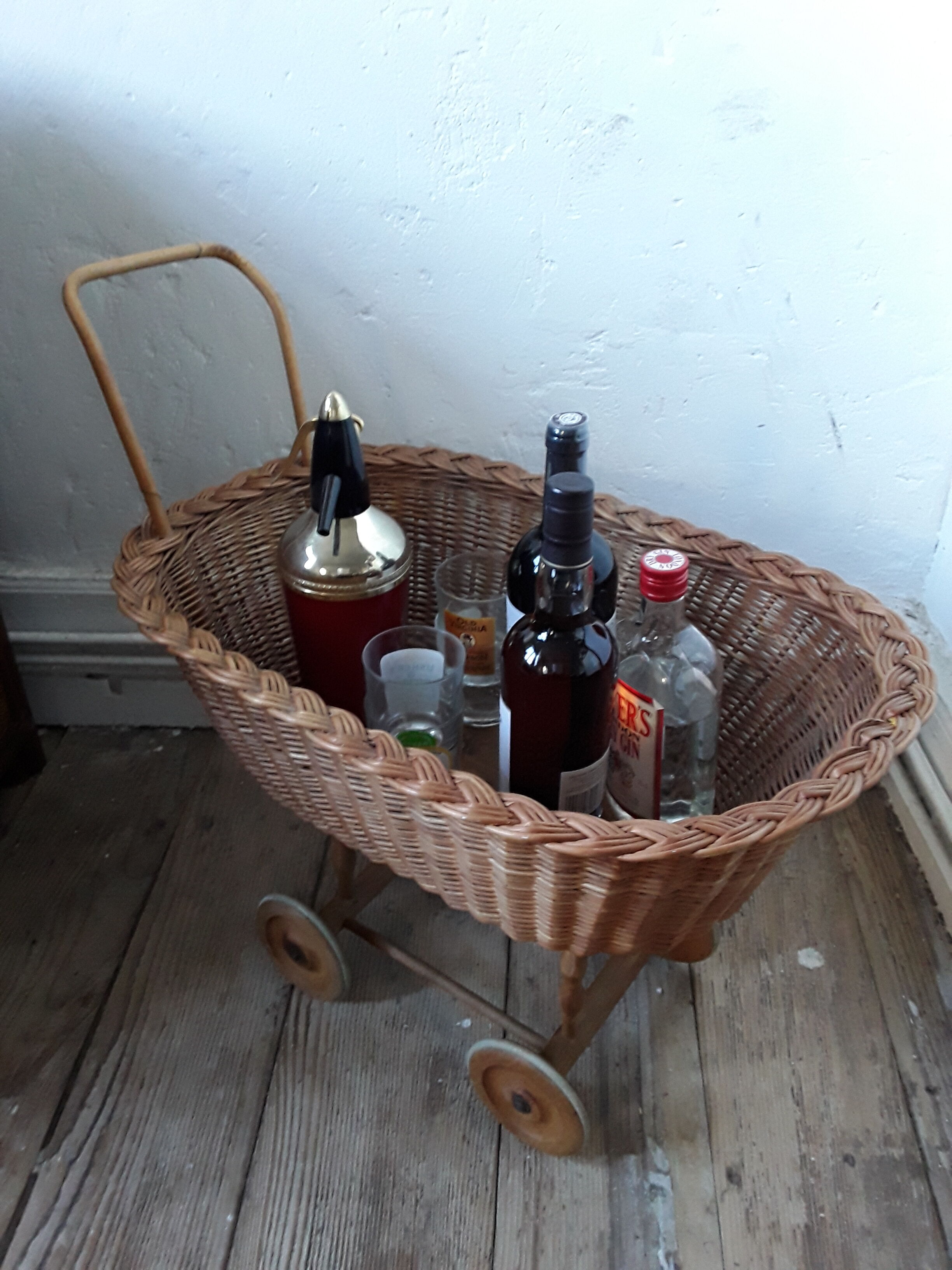 Cradle in rattan 50/60