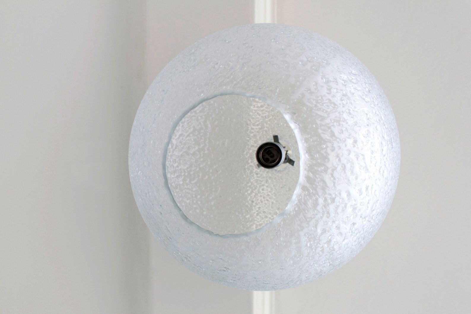 Wonderful DORIA Leuchten ice glass hanging Lamp