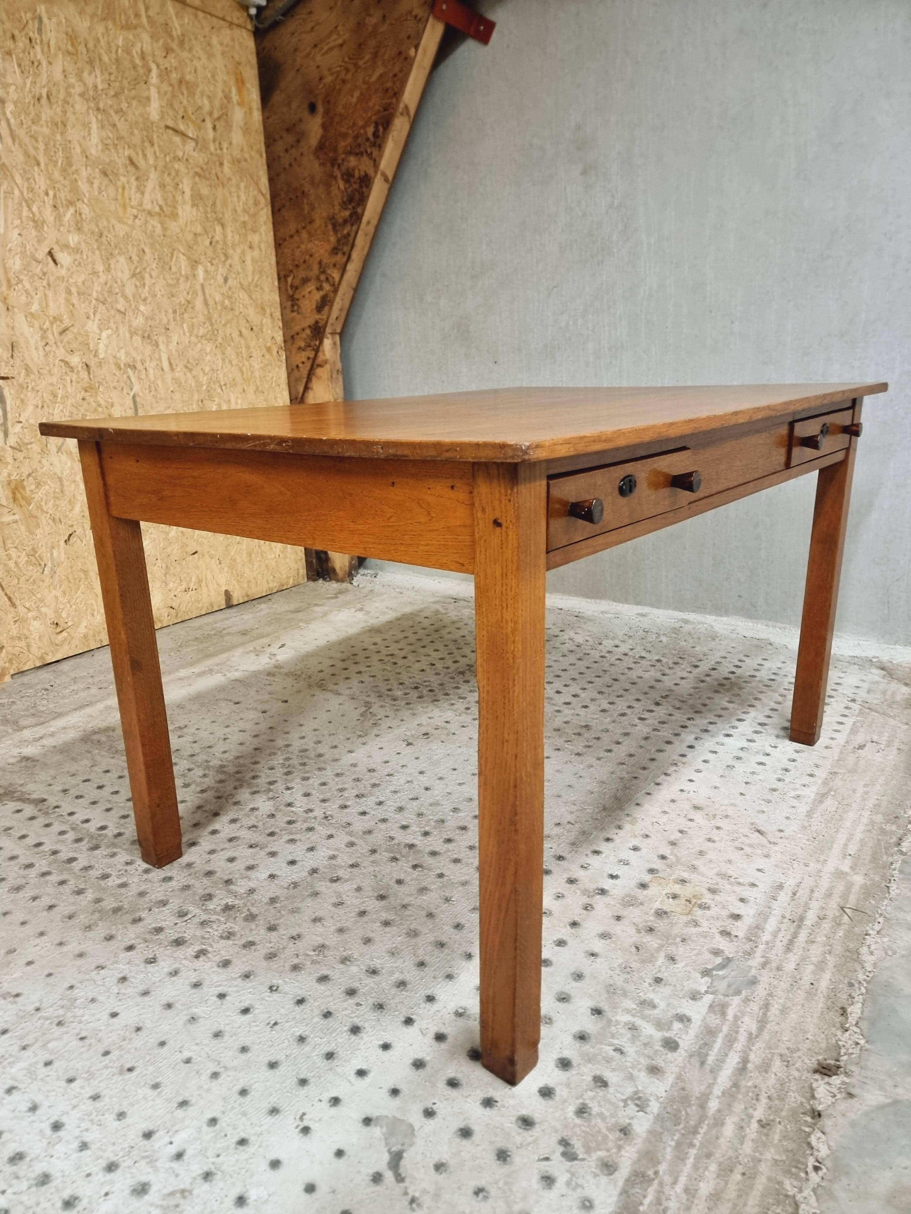 Antique table dining table Hague School oak