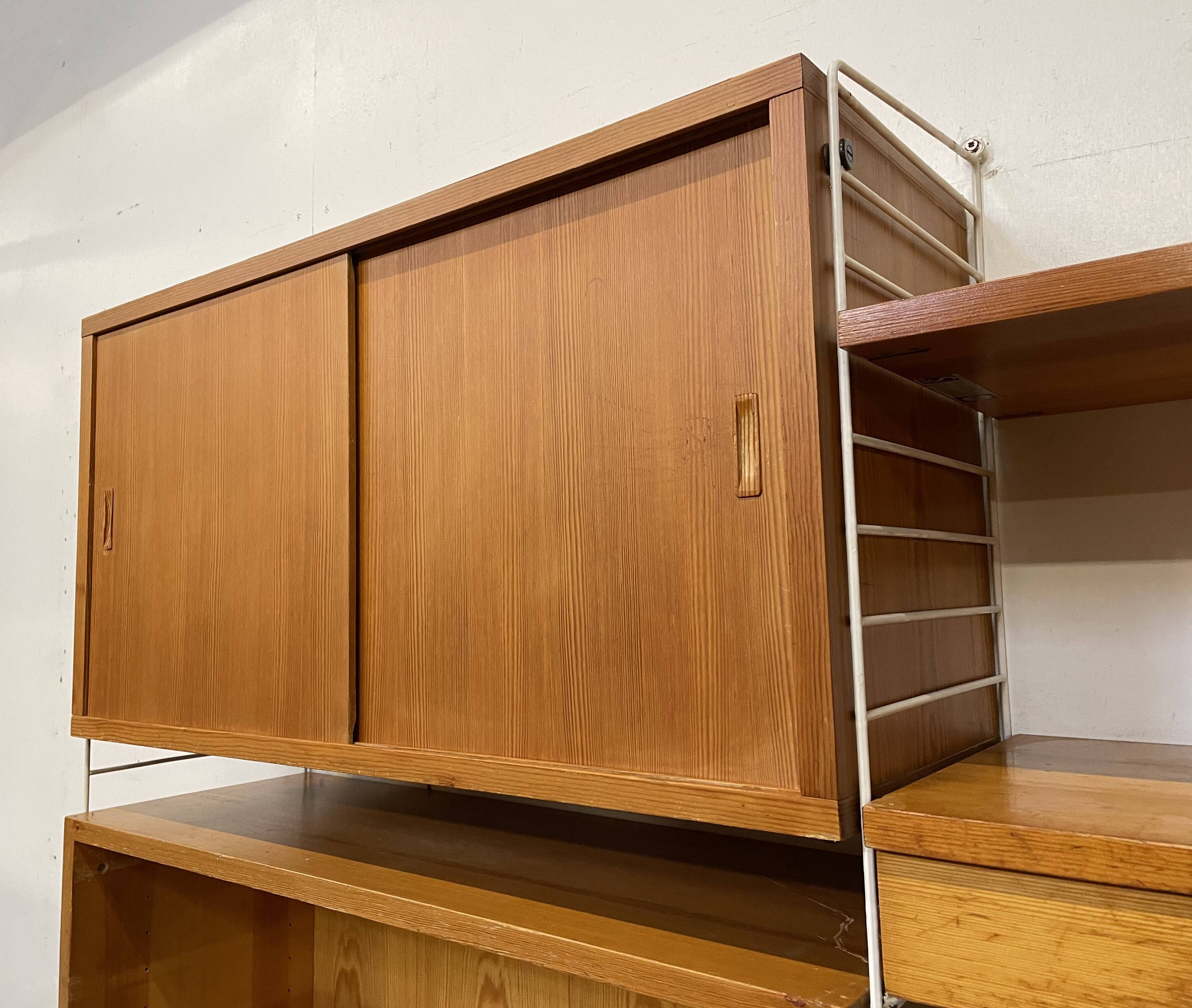 Mid Century Nisse Strinning string wall system 1960