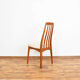 Chaises de salle à manger en teck par Benny Linden, années 1970