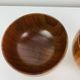 2 bowls/trays in Scandinavian teak