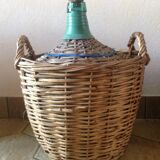 Bottle old demijohn 10L with Wicker of protection