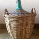 Bottle old demijohn 10L with Wicker of protection