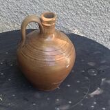 Carafe, Cruche, gargoulette en gres vernissé, made in france, vintage
