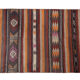 Turkish kilim runner with modern design, boho nomadic stair runner 80 x 512 cm