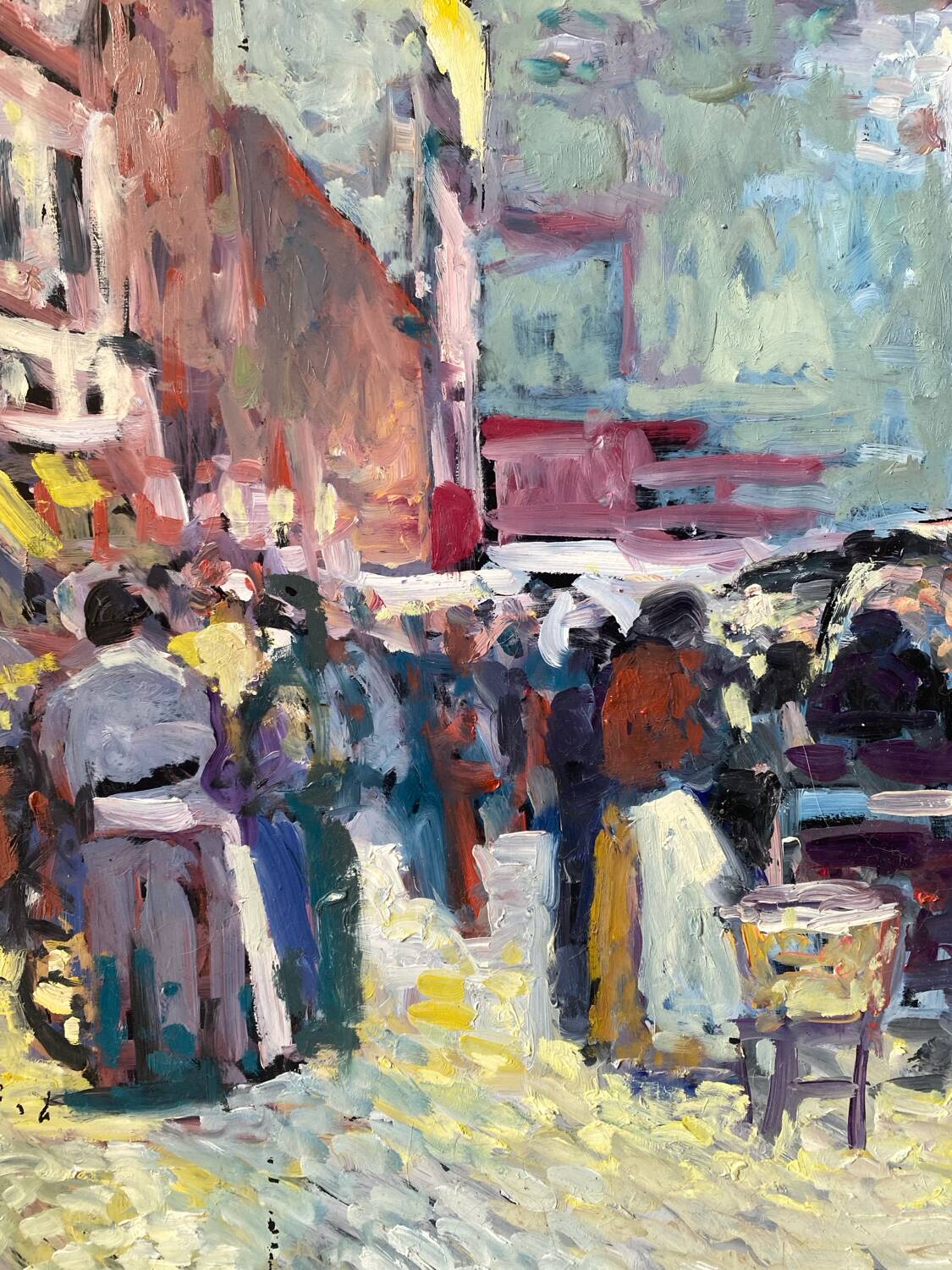 Jour de marché Parisien signé Landauer