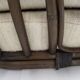 Fauteuil en rotin & laine vintage