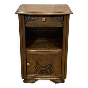Chevet art déco en chêne - 1950