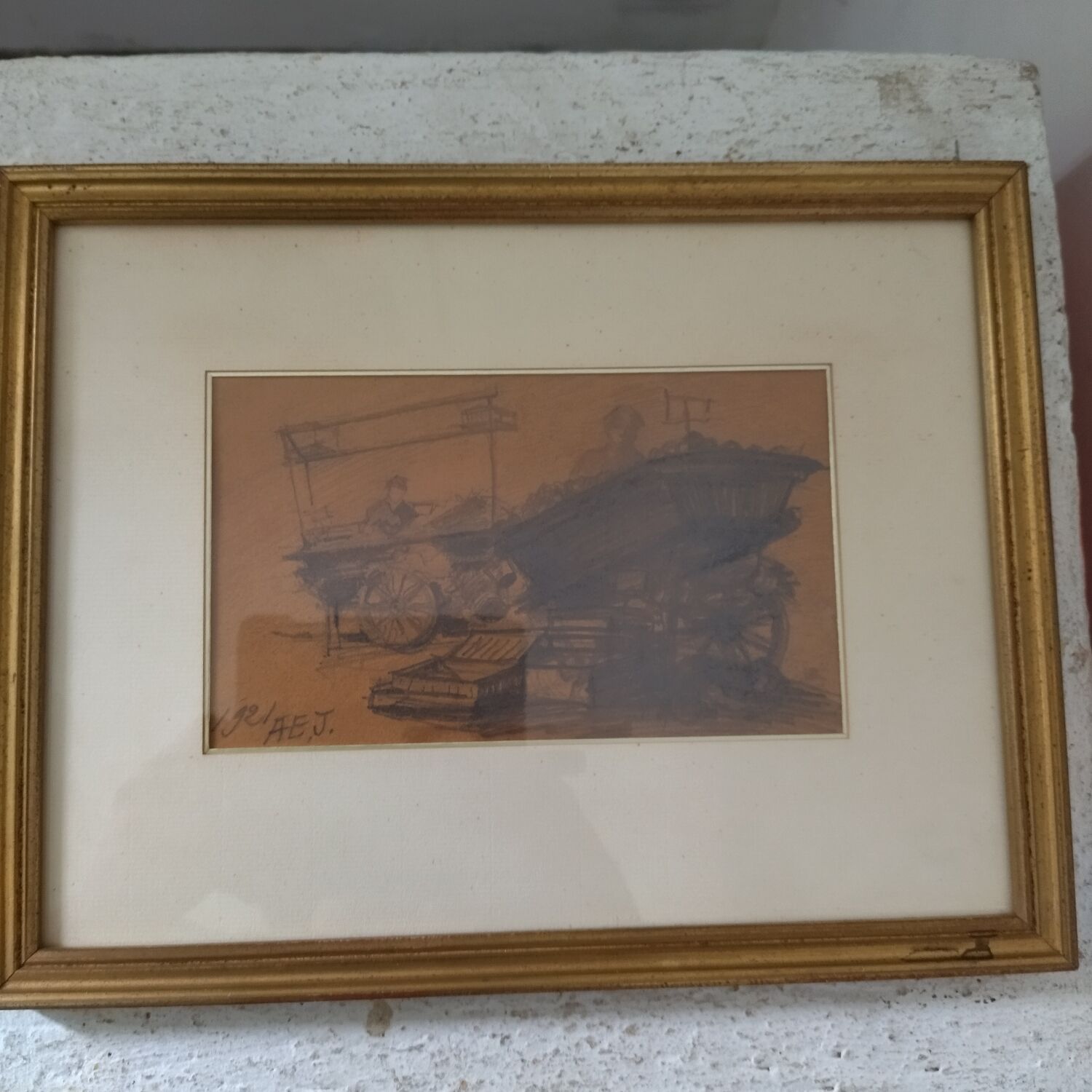 Dessin maraîchers Paris