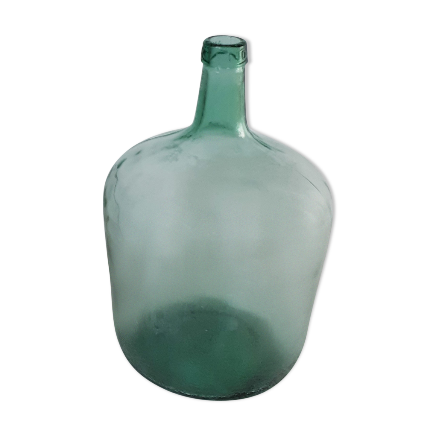 Bonbonne demijohn 10 liters bluish green