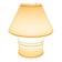 Vintage glass table lamp from the 70s, space age mushroom.