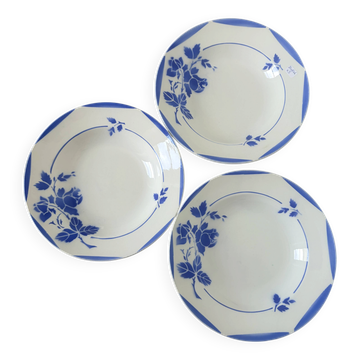3 vintage deep plates 210846