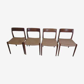 4 Moller chairs #77