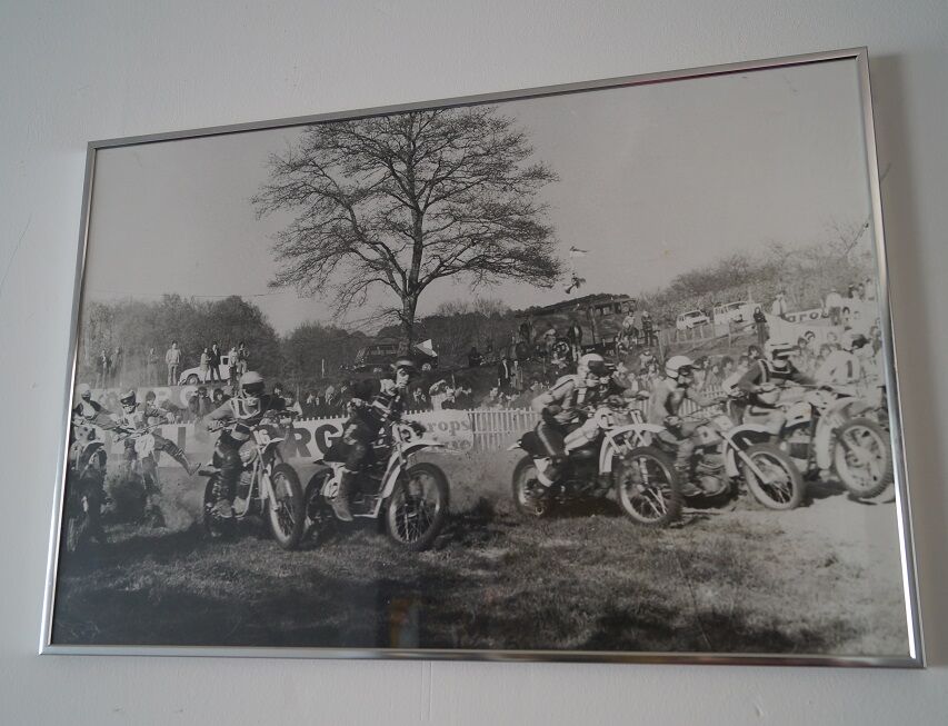 Motorcycle cross photography 1960