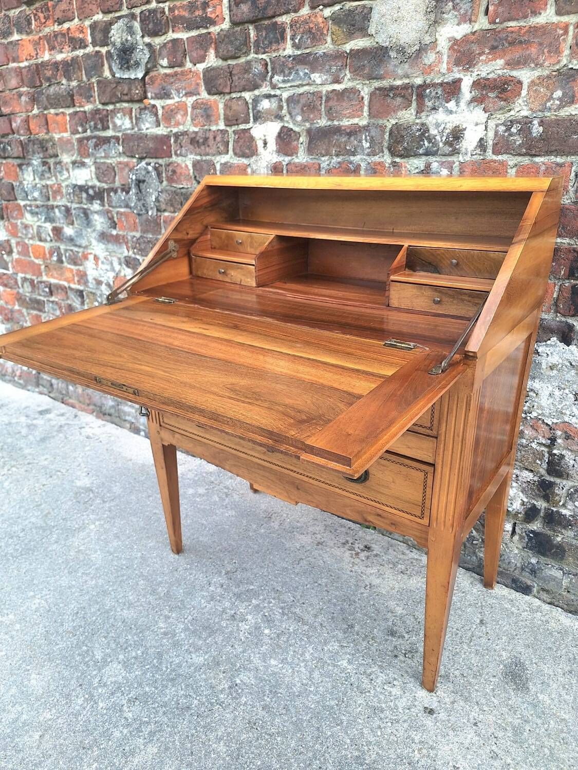 Antique secretary, vintage happiness of the day furniture, desk