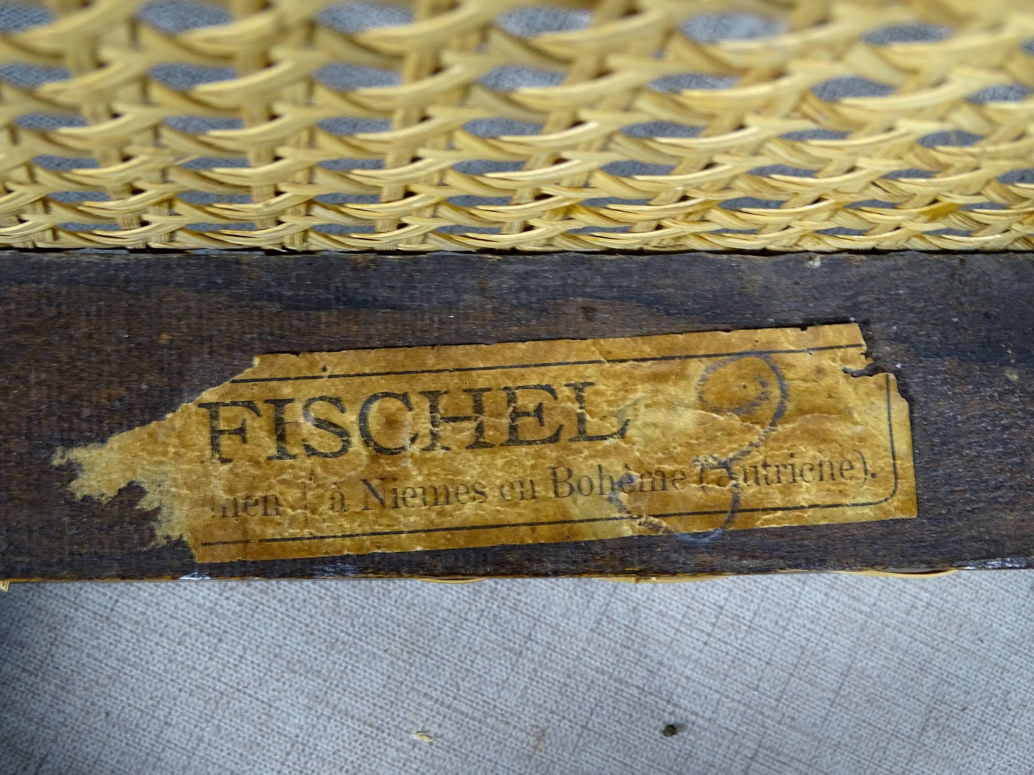 Fischel chair, Napoleon III type Bent wood, circa 1900 - bistro -Canadian-