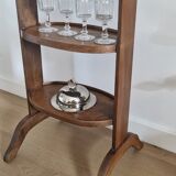 Antique walnut pedestal table furniture