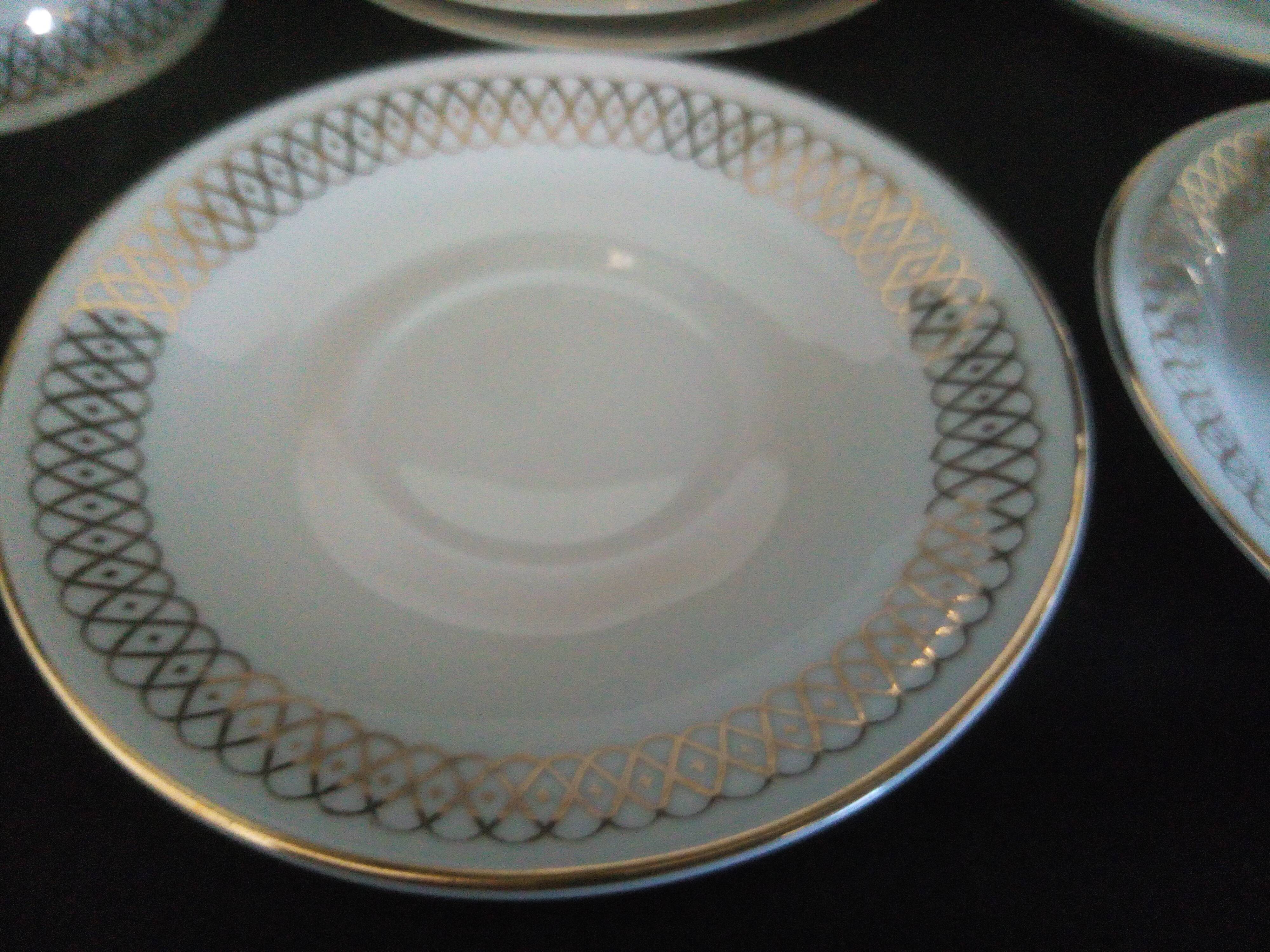 German porcelain coffee set Oscar Schaller (1921 - 1935)