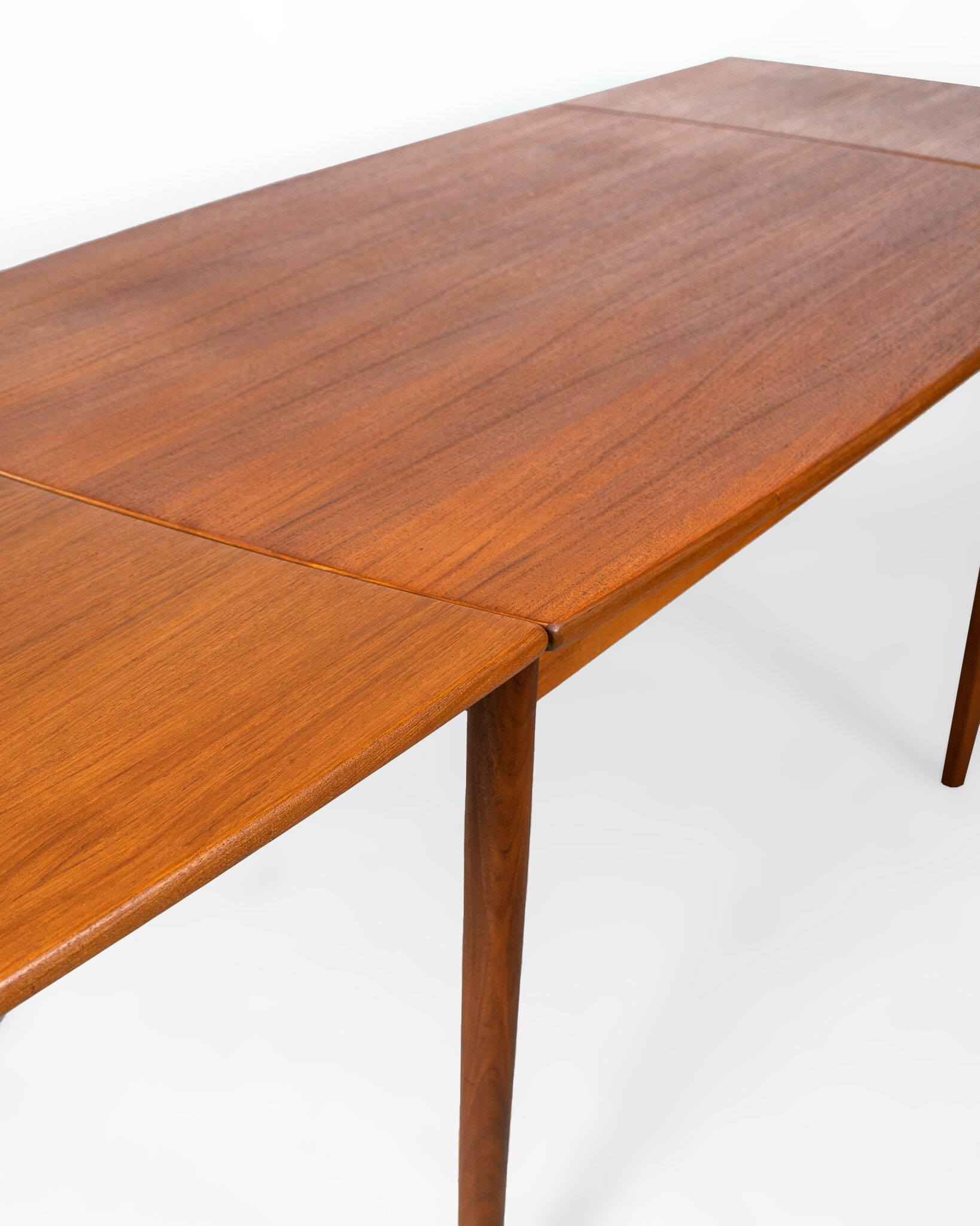 Mid Century Scandinavian Extendable Dining Table made of teak, Denmark, circa 1970