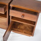 Pair of art deco bedside tables