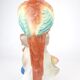 Figurine de perroquet ara en porcelaine Herend vintage