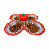 Waitress dish with "vallauris" compartments