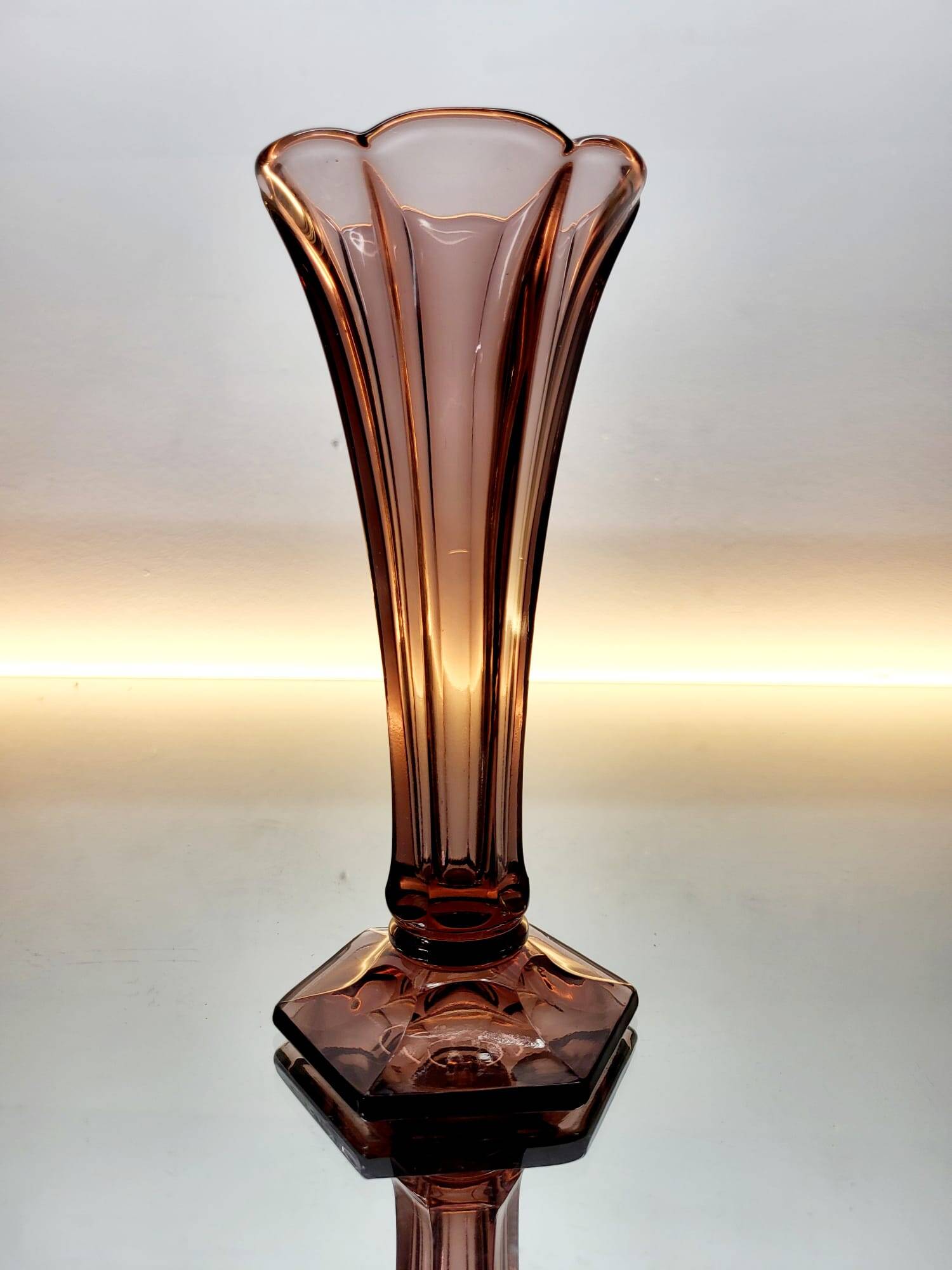 Val Saint Lambert vasque Art déco, série Luxval modèle Américain S, paires