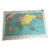 Carte des messageries maritimes