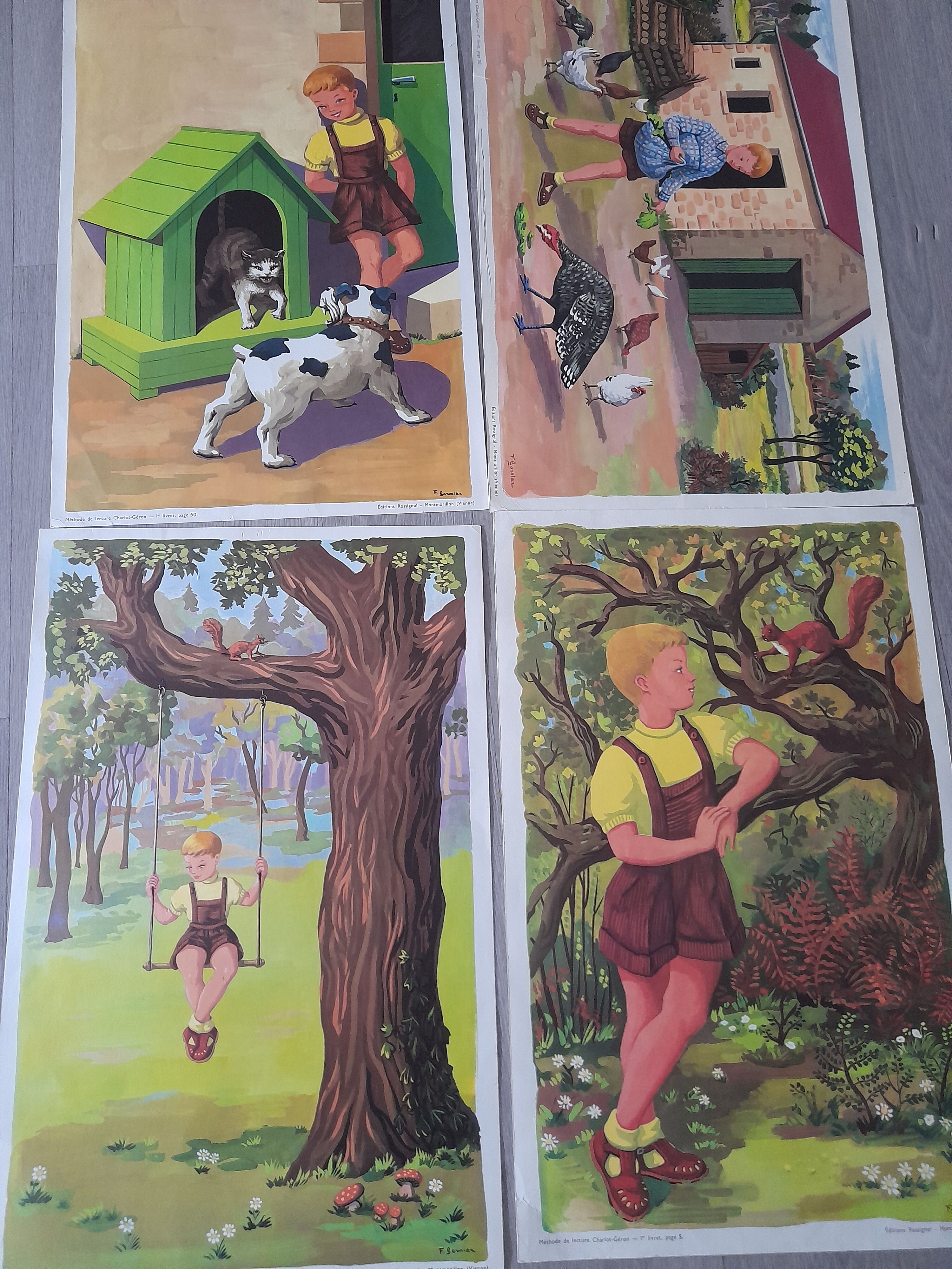 Rossignol frame set and 12 posters