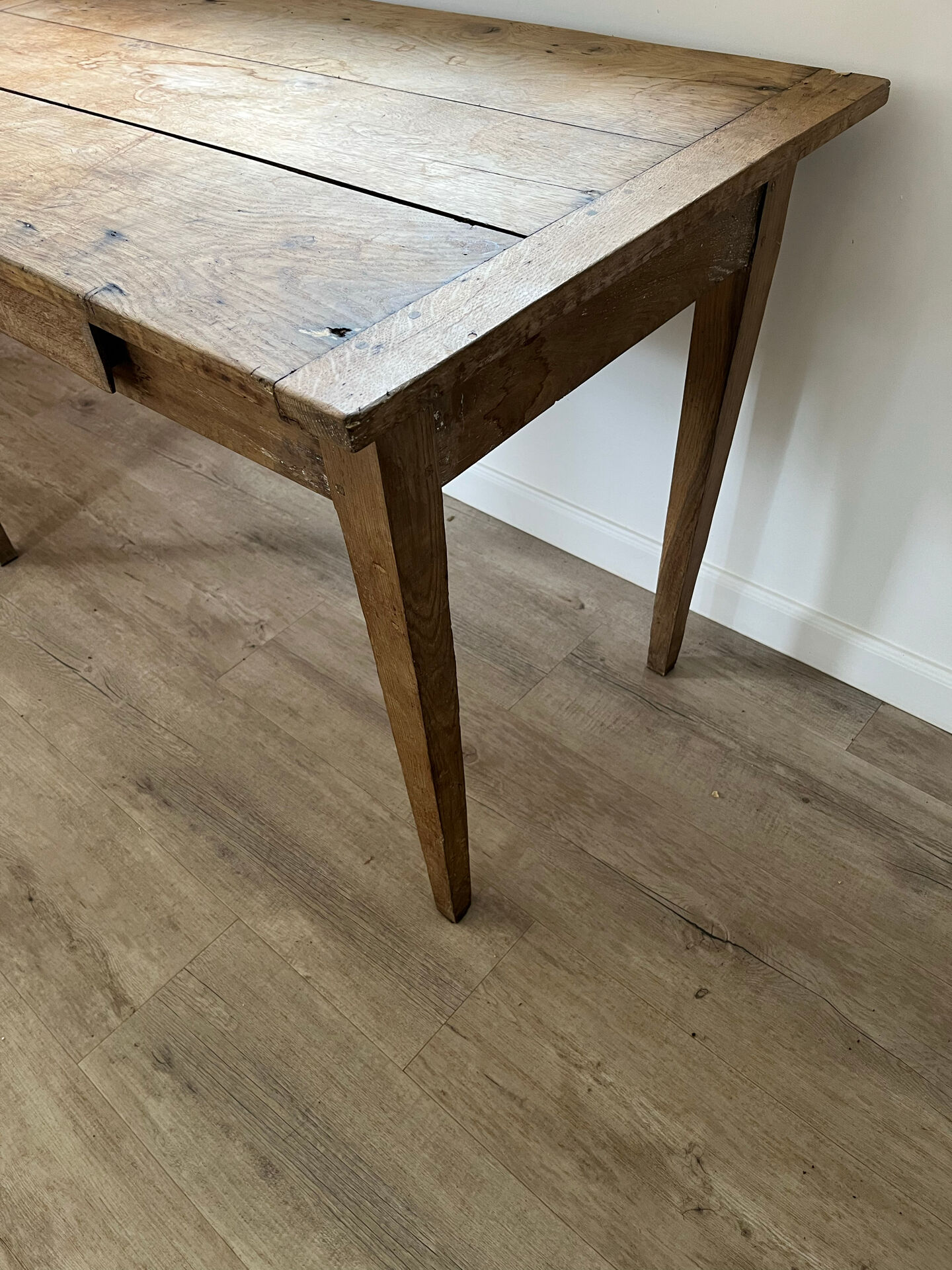 Oak farmhouse table