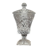 Solid crystal candy box. 24% lead.