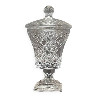 Solid crystal candy box. 24% lead.