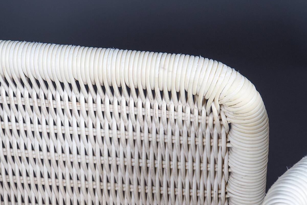Chaises cantilever blanches Tecta D43, années 1980, lot de 4
