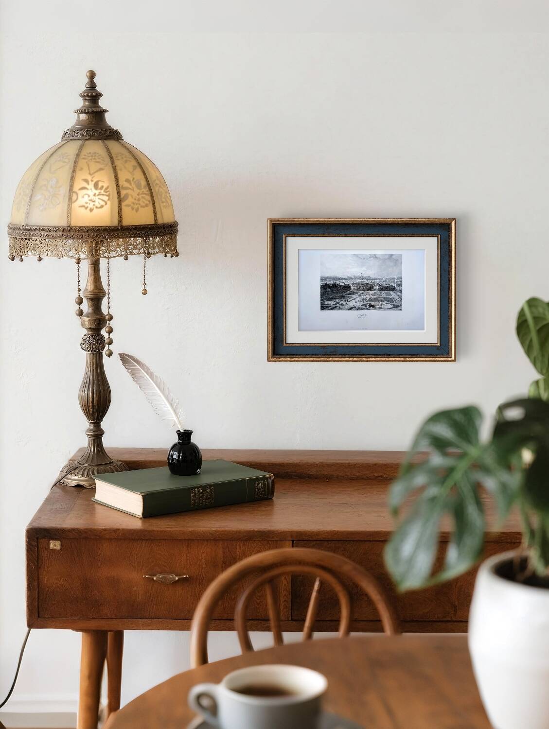 Vienna, Austria Vintage Engraving, 1841 Authentic.