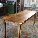Farm table in sold oak