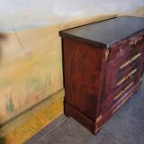 Petite commode époque Napoléon III en acajou