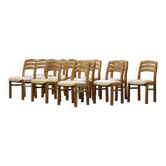 Vintage 1980s Danish Pine Wood Dining Chairs 1970s/80s by Dyrlund