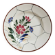 Vintage faience compote from Saint-Amand, model Maurice – Floral decoration