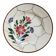 Vintage faience compote from Saint-Amand, model Maurice – Floral decoration