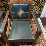 Suite of 4 Syrian style armchairs