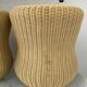 Series of 2 Scoubidou poufs from the 70s