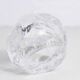 Glass "snowball" tealight candle holder