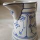 Pichet à lait en porcelaine Rieber en motif de Saxe bleu-blanc
