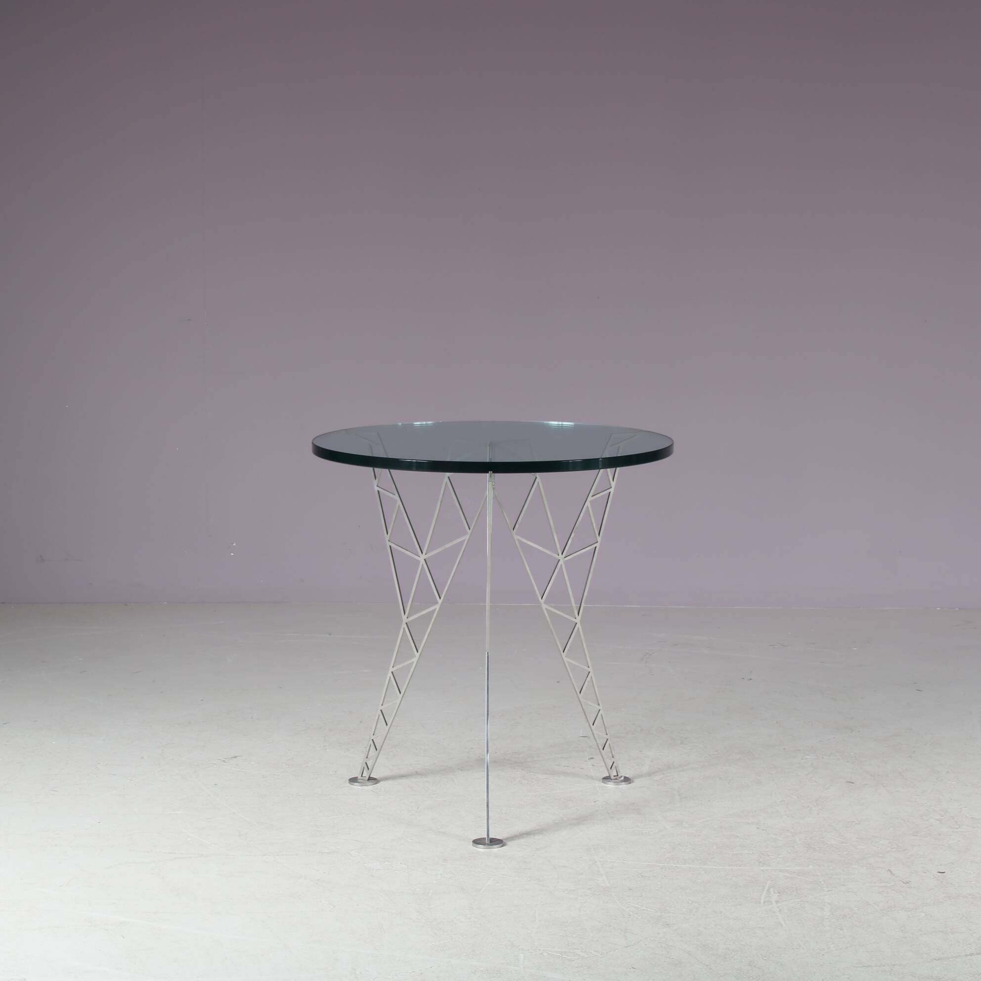 1990s Tom Dixon style side table from Italy