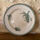 Deep plates in ironstone, Lily of the Valley, Saint Amandinoise