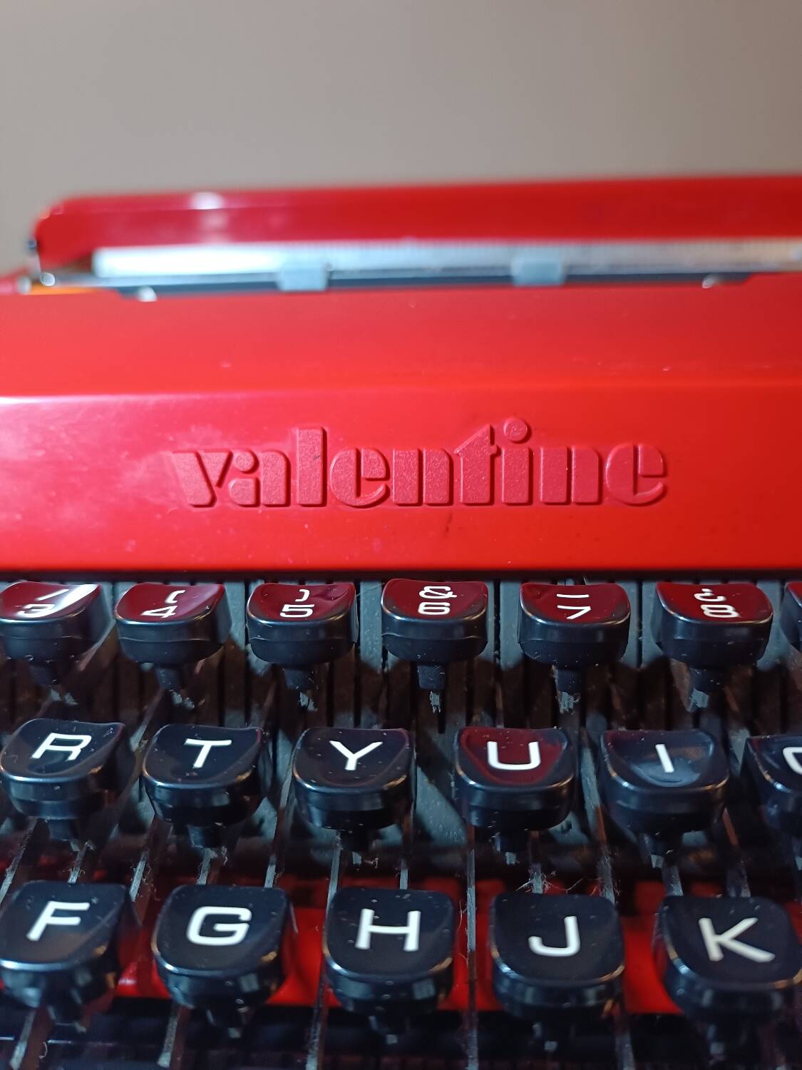 Valentine typewriter by Ettore Sottsass for Olivetti year 1969