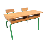 vintage school desk bench