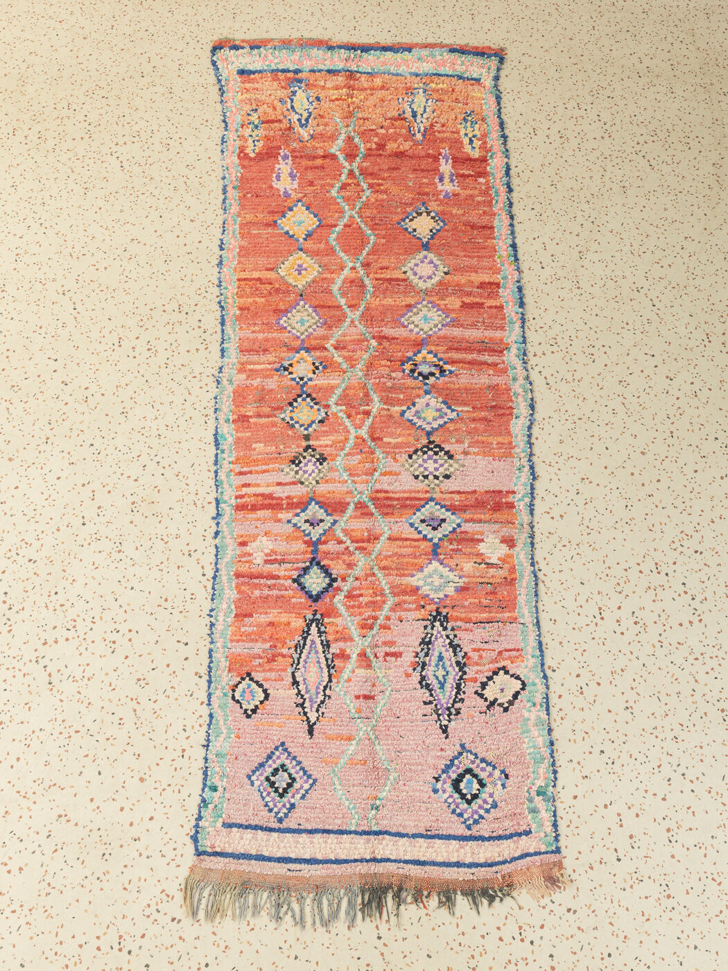 Azilal vintage, tapis berbère, 115 x 325